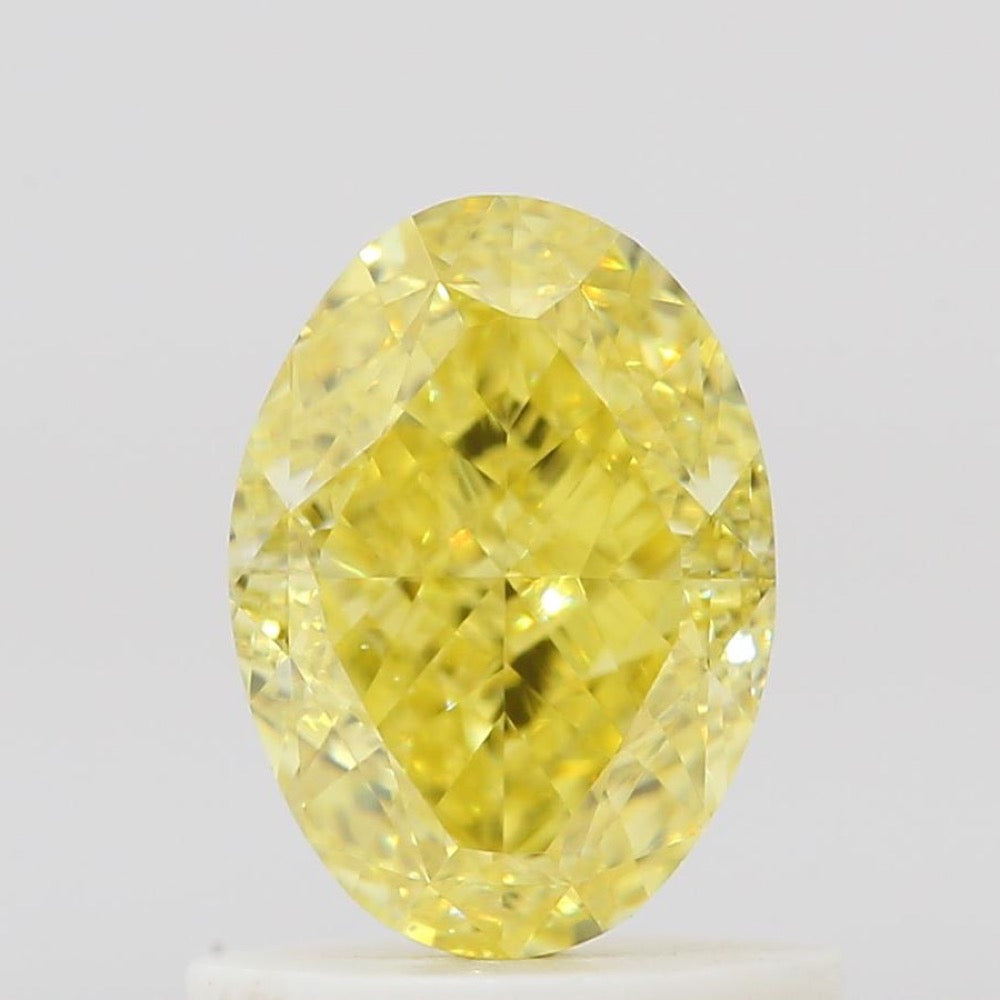 GIA 彩鑽 黃鑽 1ct Fancy Intense Yellow