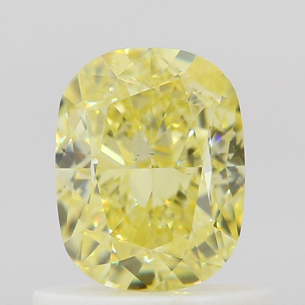 GIA 彩鑽 黃鑽 1.01ct Fancy Intense Yellow