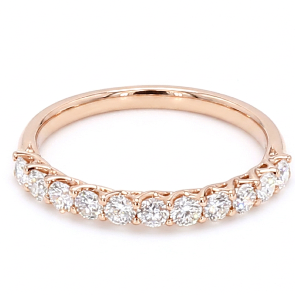 18K Rose Gold 0.56ct Diamond Ring