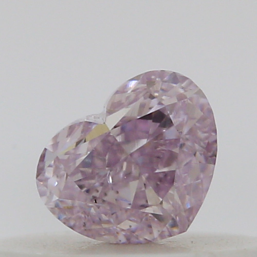 GIA 彩鑽 粉紅鑽 0.26ct Fancy Light Purplish Pink