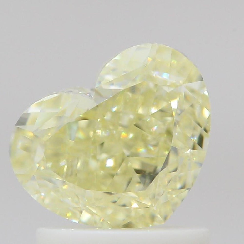 GIA 彩鑽 黃鑽 1.5ct Fancy Light Yellow