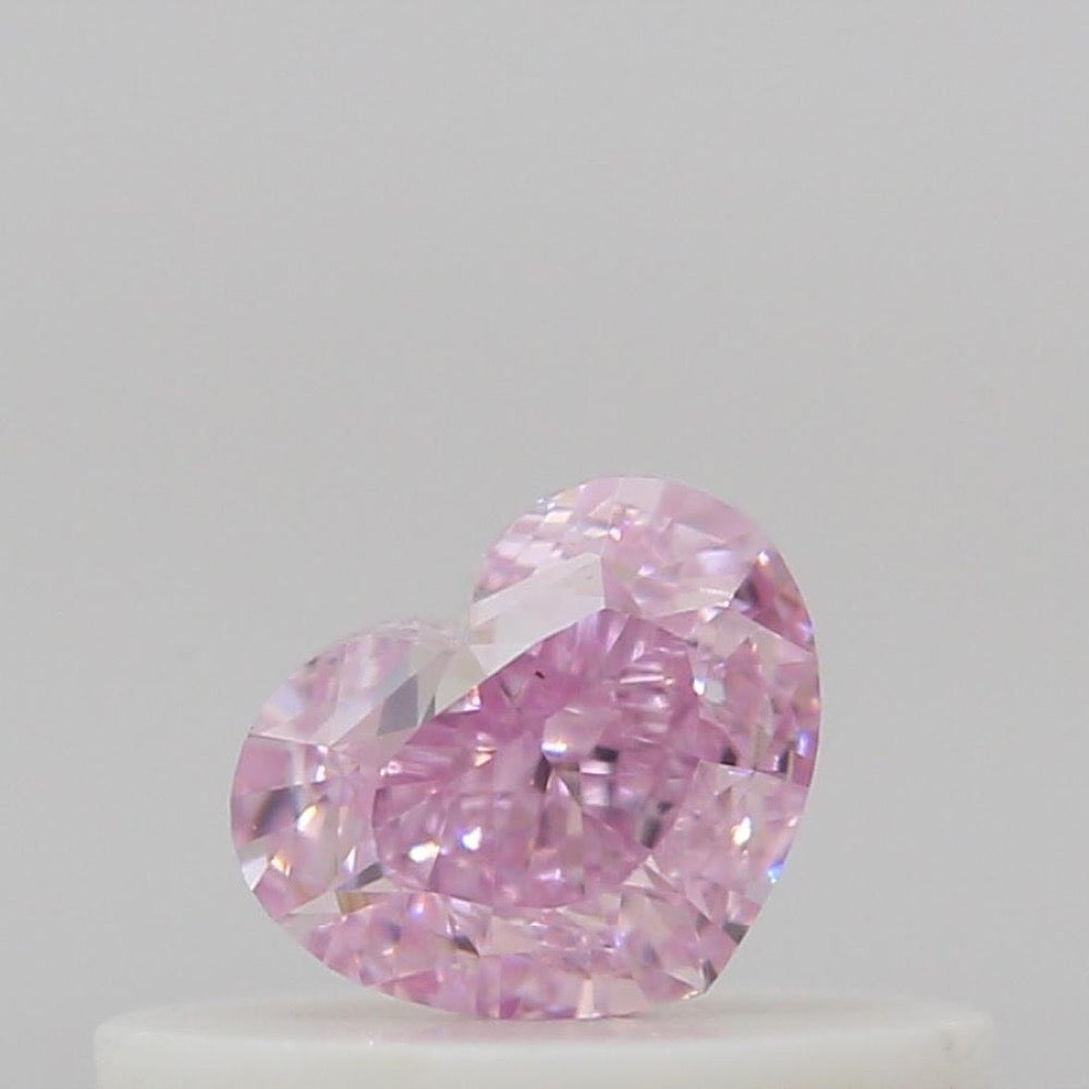 GIA 彩鑽 粉紅鑽 0.29ct Fancy Intense Purple-pink