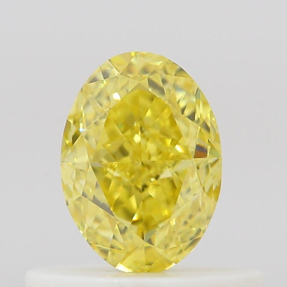 GIA 彩鑽 黃鑽 0.53ct Fancy Vivid Yellow
