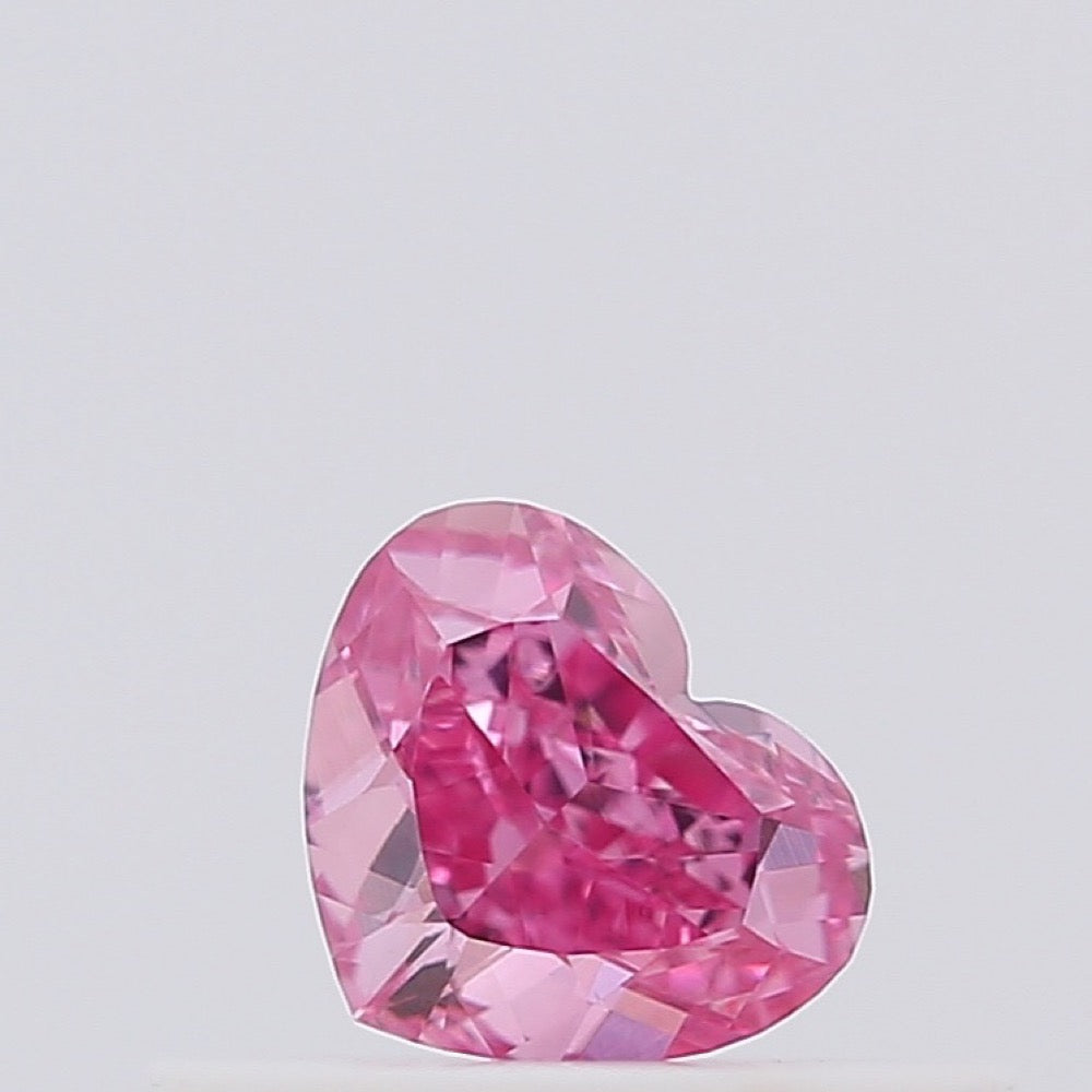 GIA 彩鑽 粉紅鑽 0.25ct Fancy Vivid Purplish Pink