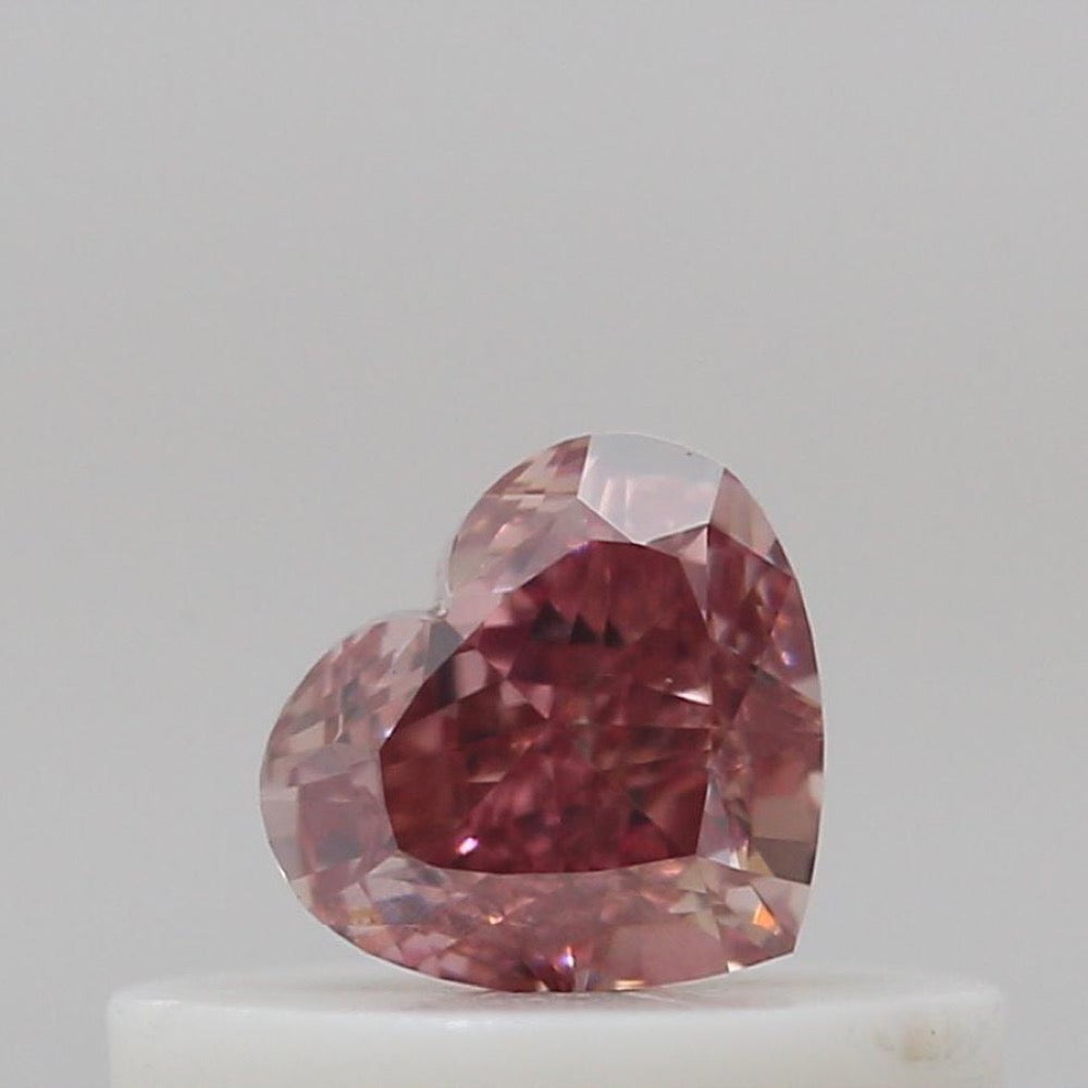 GIA 彩鑽 粉紅鑽 0.25ct Fancy Intense Orangy Pink