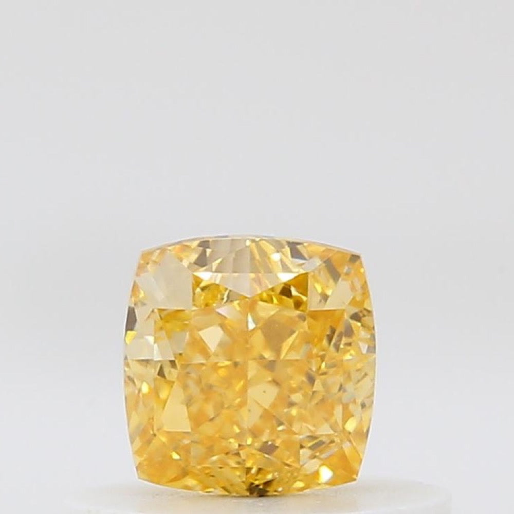 GIA 彩鑽 黃鑽 0.41ct Fancy Intense Orange-yellow
