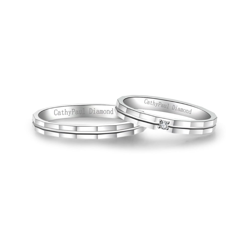Feerie Porte 結婚對戒 FP928-
