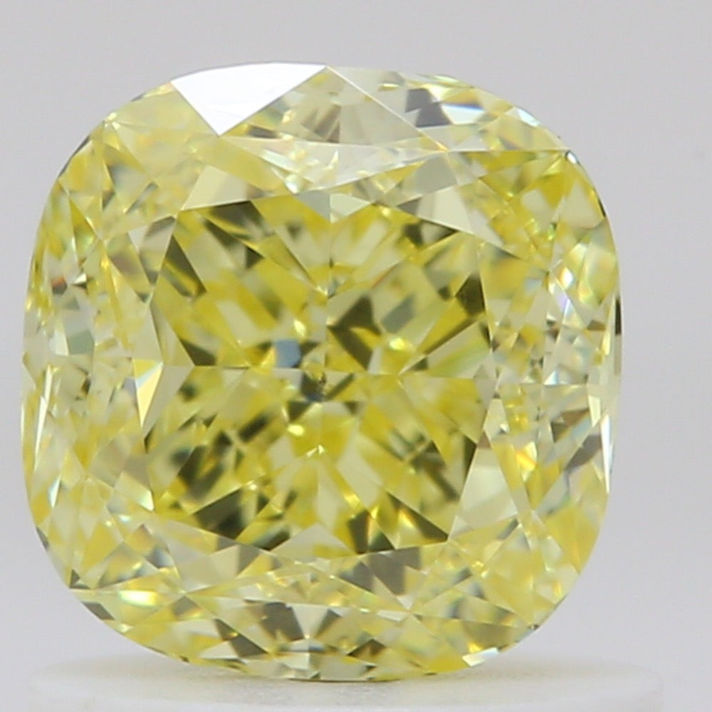 GIA 彩鑽 黃鑽 1.02ct Fancy Intense Yellow