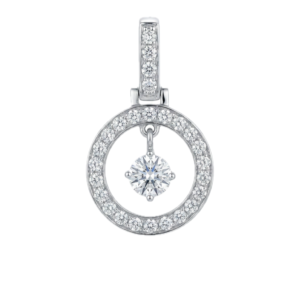 18K白金 0.30ct 鑽石吊咀