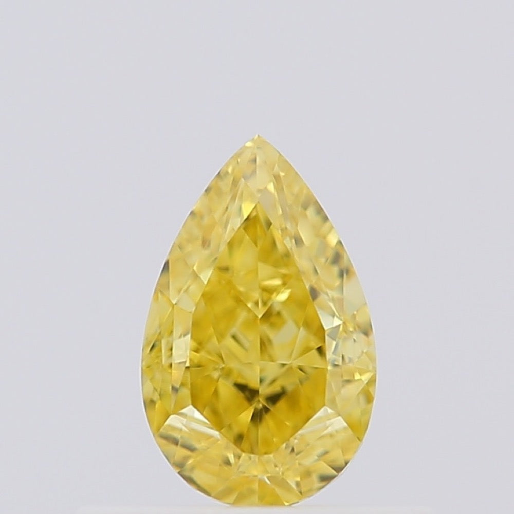 GIA 彩鑽 黃鑽 0.51ct Fancy Vivid Yellow