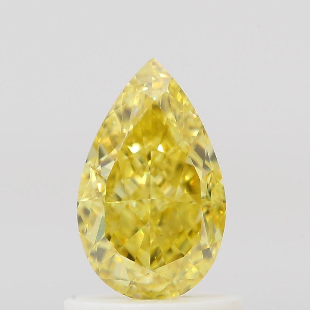 GIA 彩鑽 黃鑽 1.01ct Fancy Intense Yellow