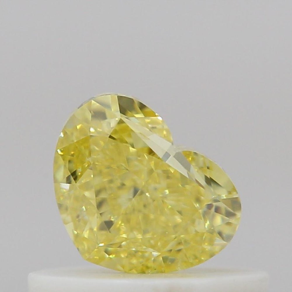GIA 彩鑽 黃鑽 0.5ct Fancy Intense Yellow