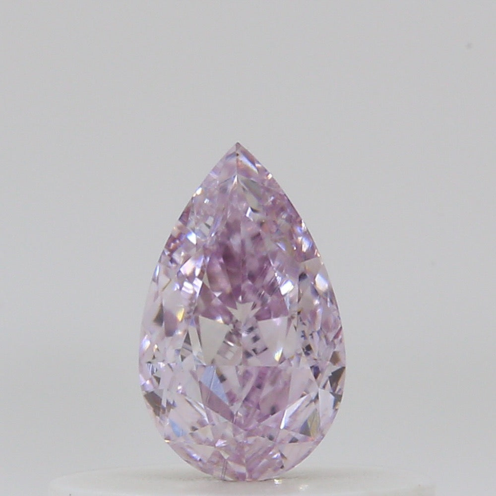 GIA 彩鑽 粉紅鑽 0.26ct Fancy Purple-pink