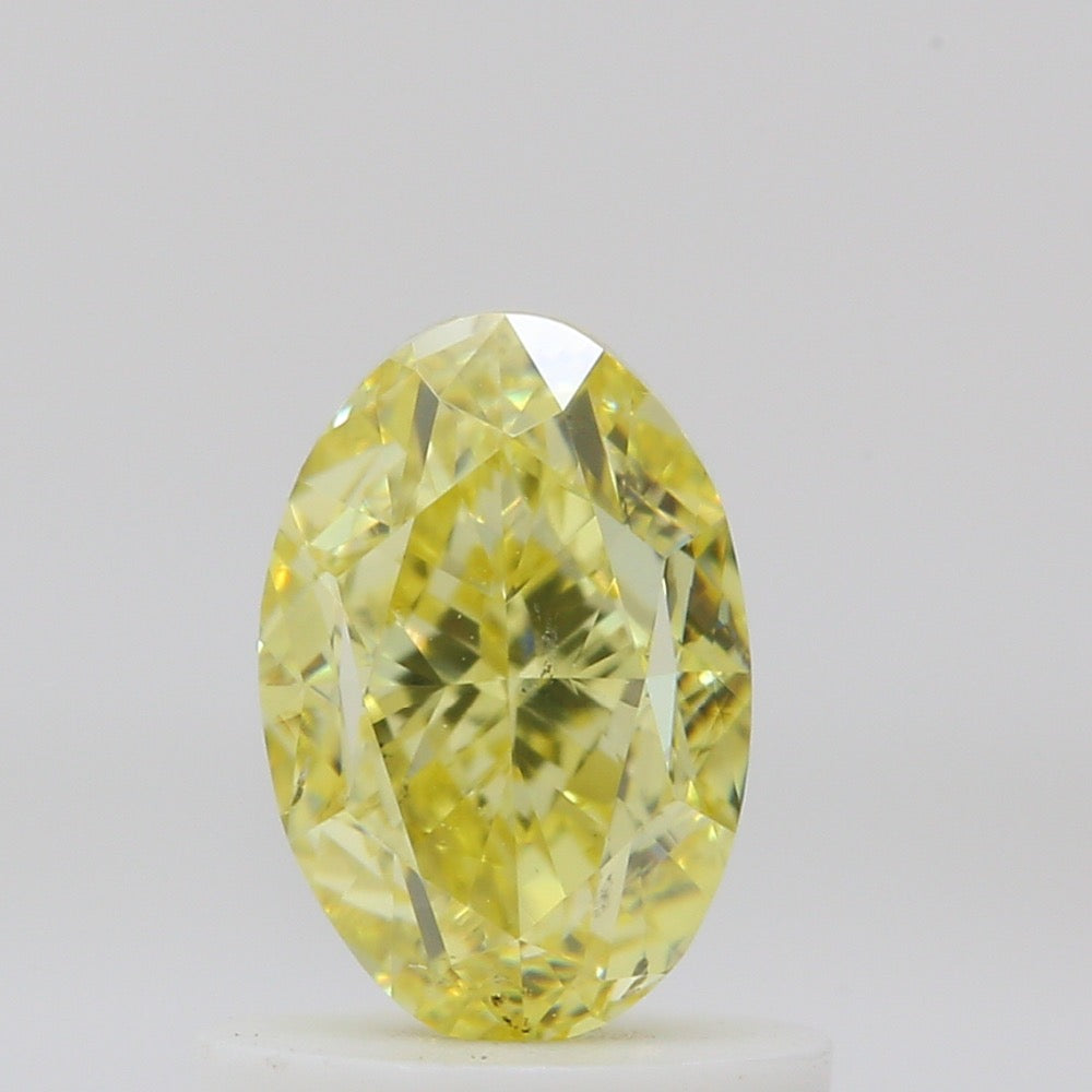 GIA 彩鑽 黃鑽 1.01ct Fancy Intense Yellow