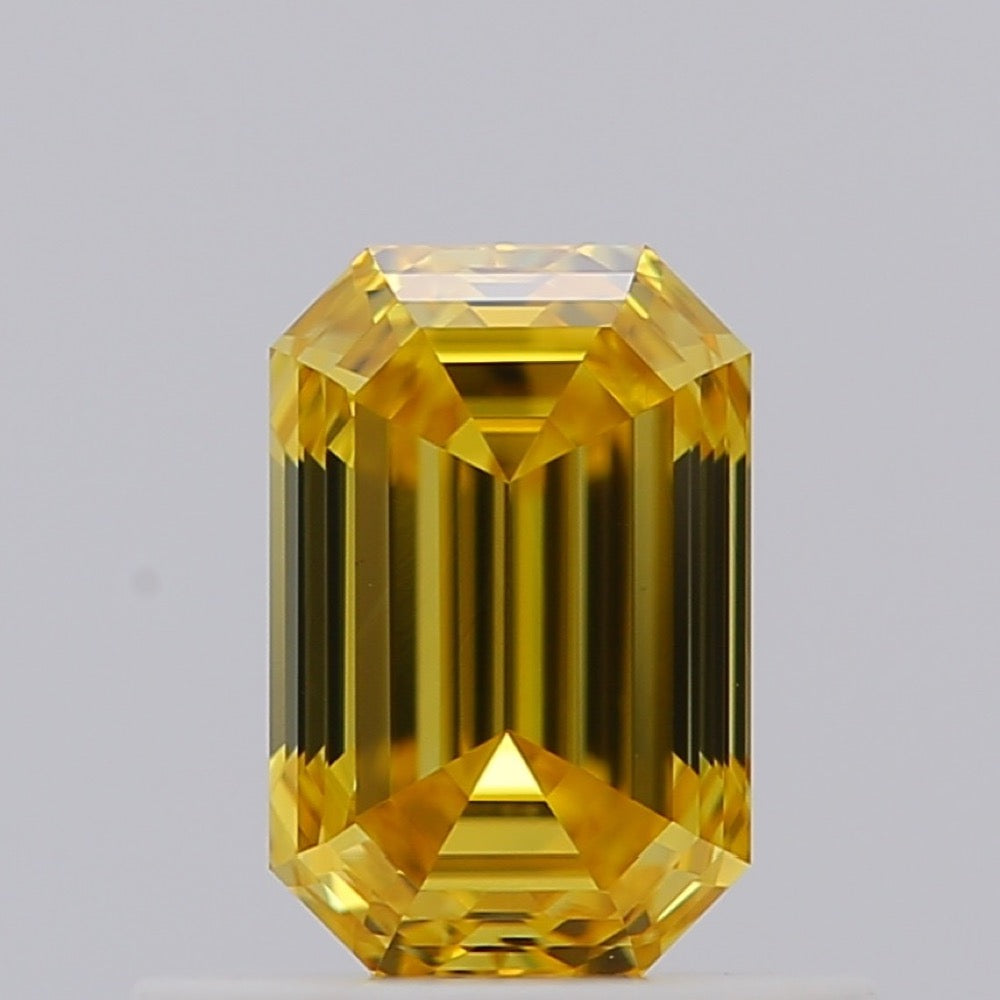 GIA 彩鑽 黃鑽 0.61ct Fancy Vivid Yellow