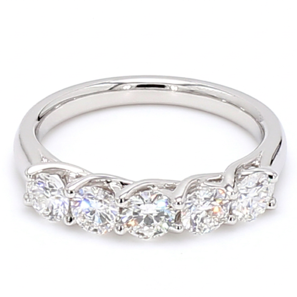 18K White Gold 1.00ct Diamond Ring