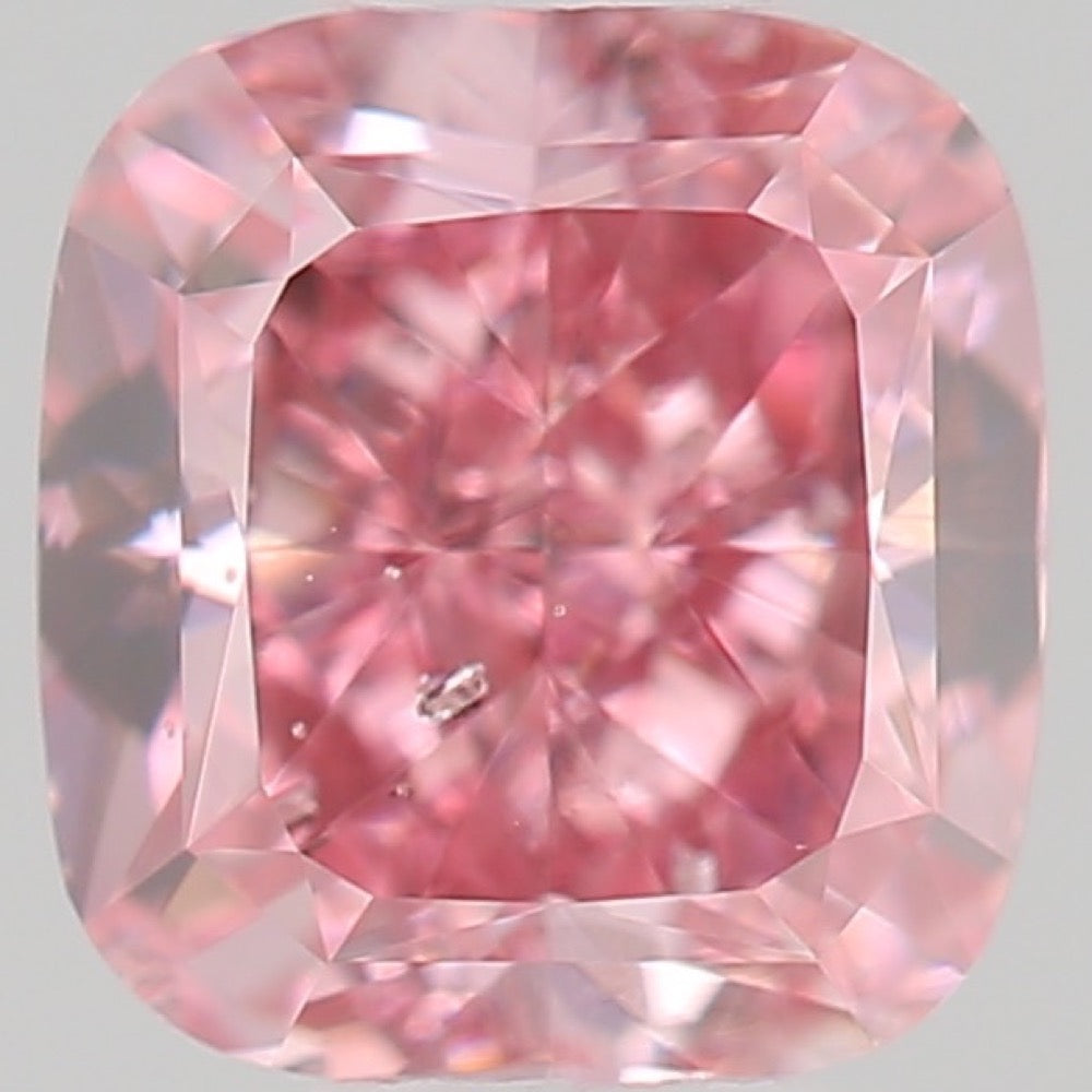 GIA 彩鑽 粉紅鑽 0.32ct Fancy Vivid Pink