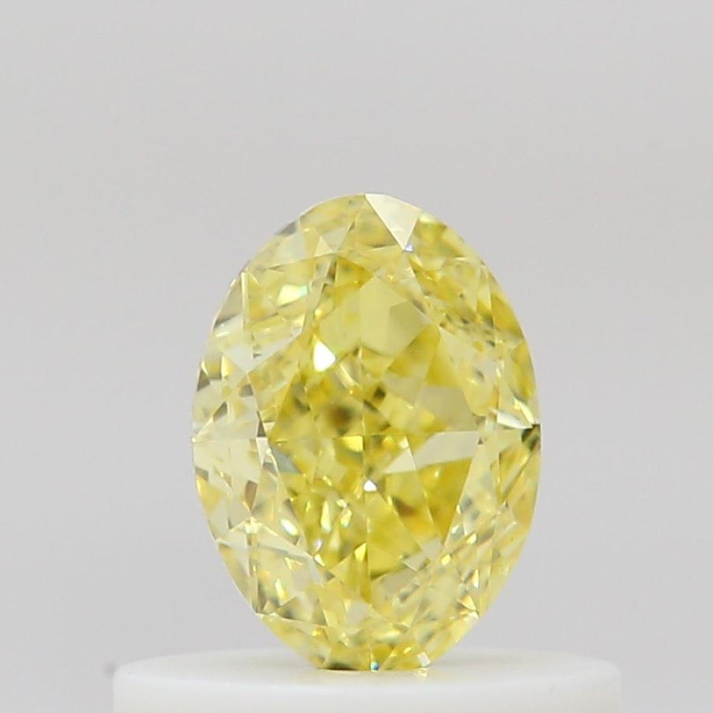 GIA 彩鑽 黃鑽 0.53ct Fancy Intense Yellow