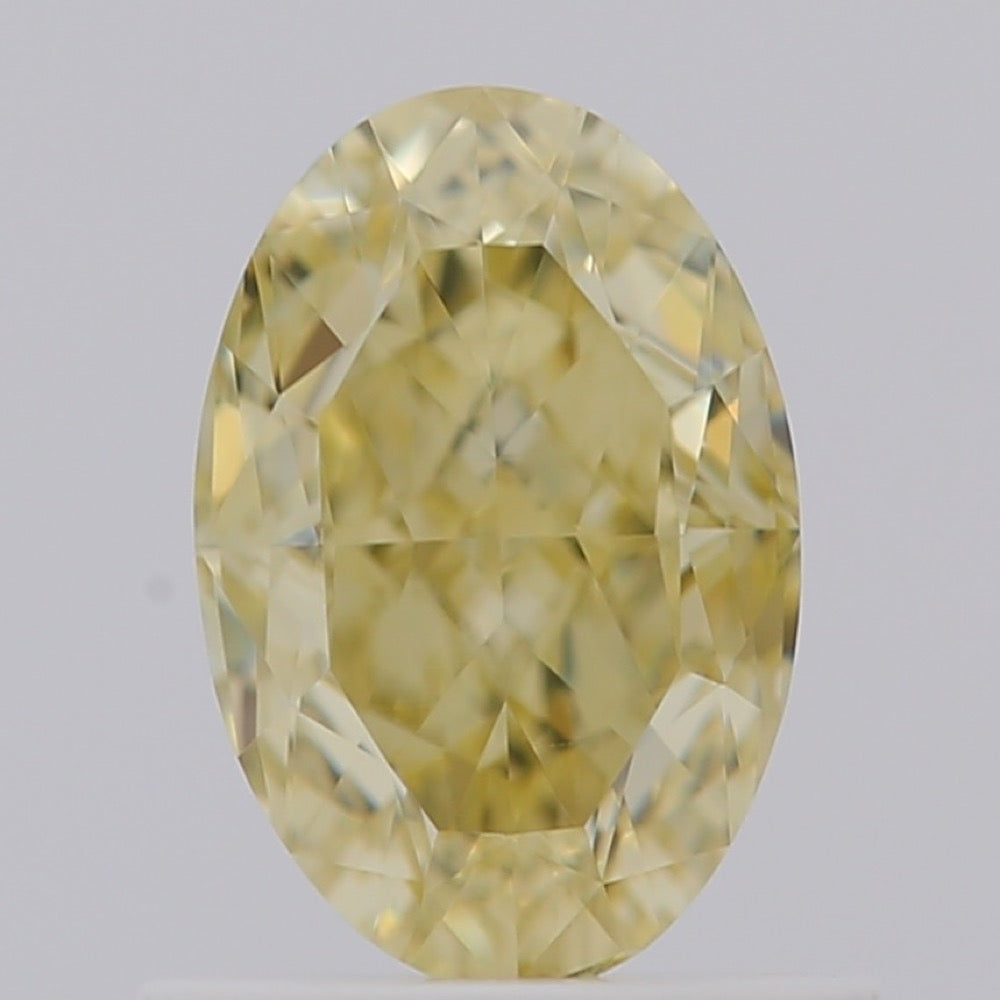GIA 天然鑽石 橢圓形 1ct Y-Z VVS2