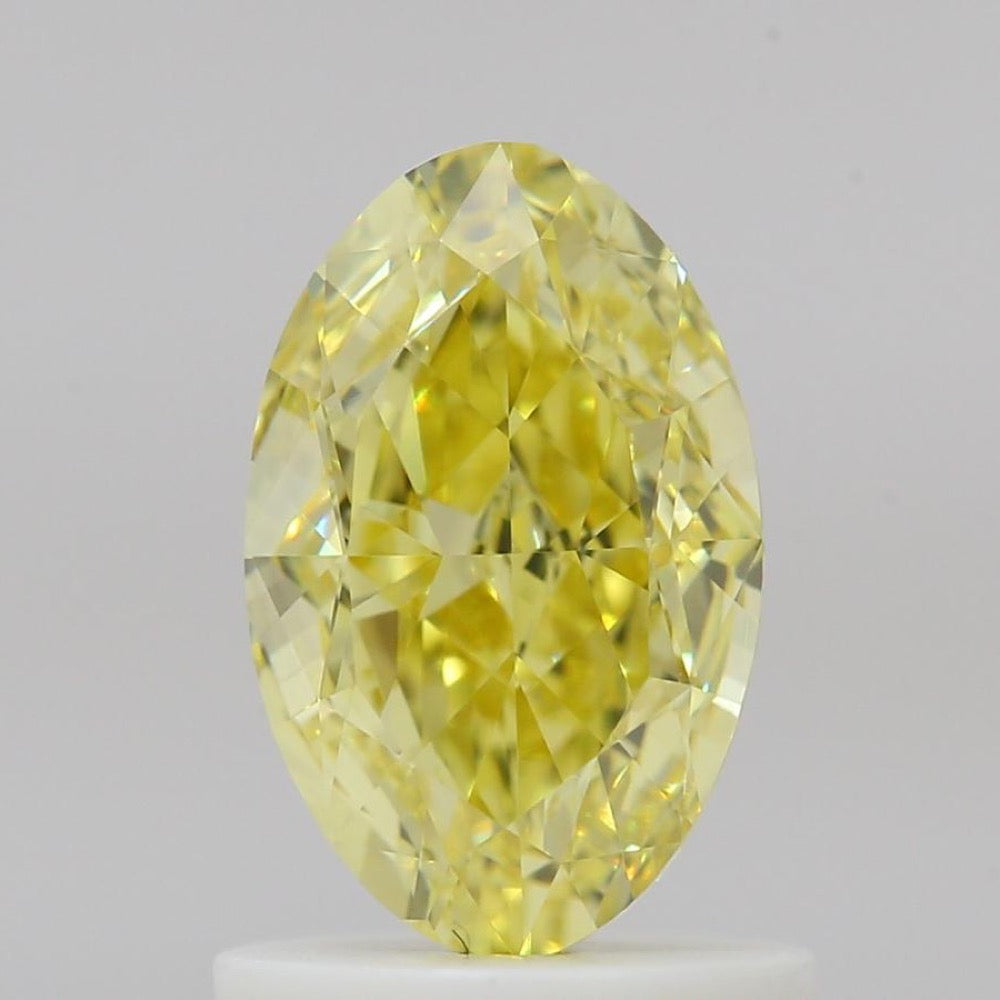 GIA 彩鑽 黃鑽 1.01ct Fancy Intense Yellow