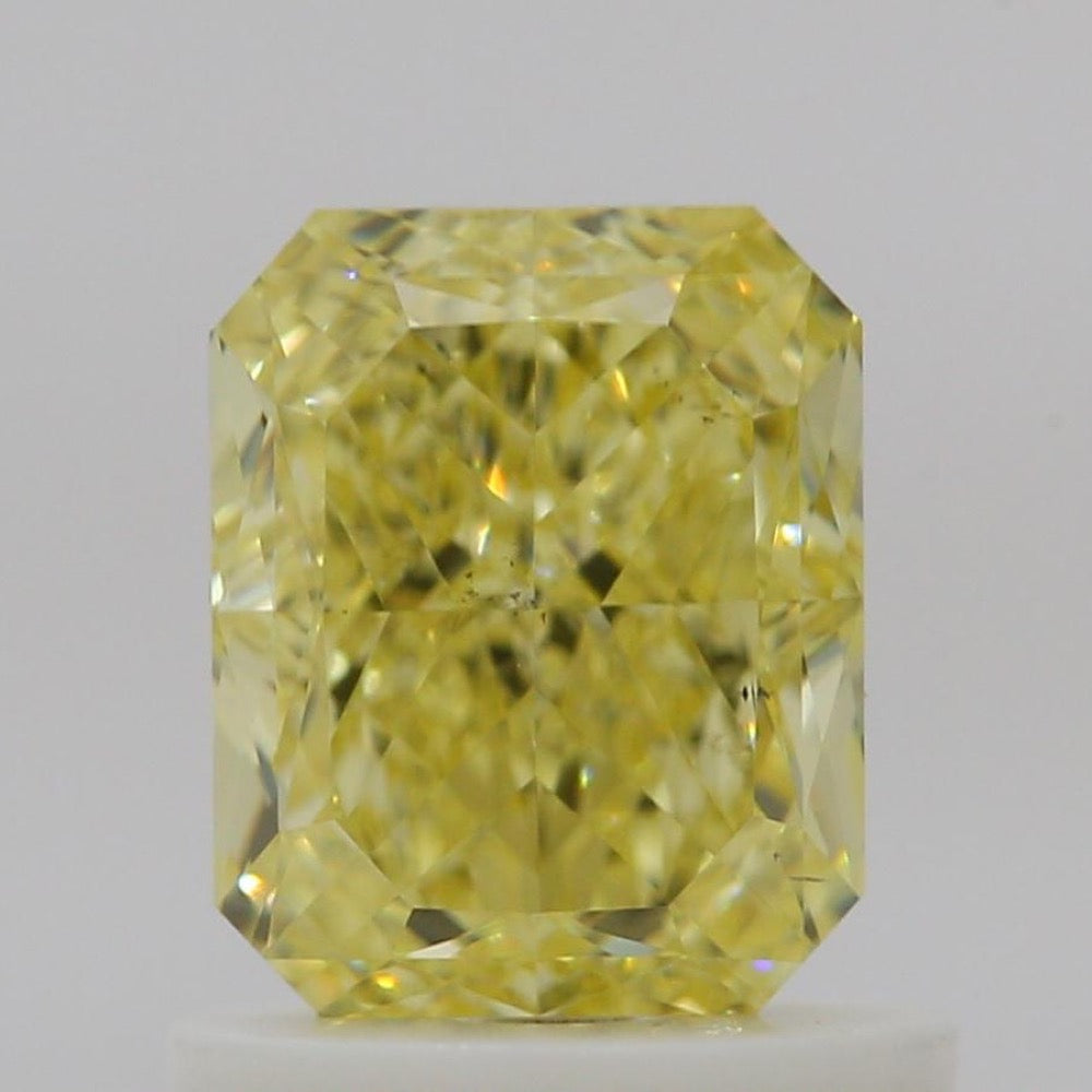 GIA 彩鑽 黃鑽 1.04ct Fancy Intense Yellow