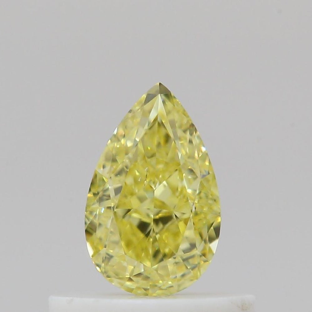 GIA 彩鑽 黃鑽 0.5ct Fancy Intense Yellow