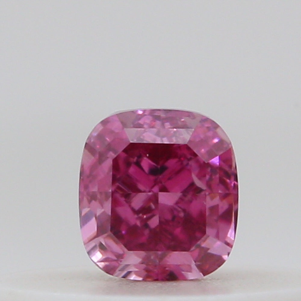 GIA 彩鑽 粉紅鑽 0.15ct Fancy Vivid Purplish Pink