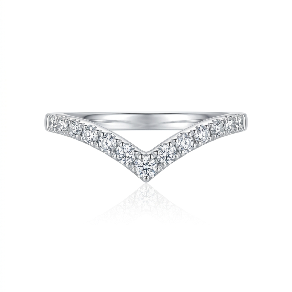 18K White Gold 0.15ct Diamond Ring