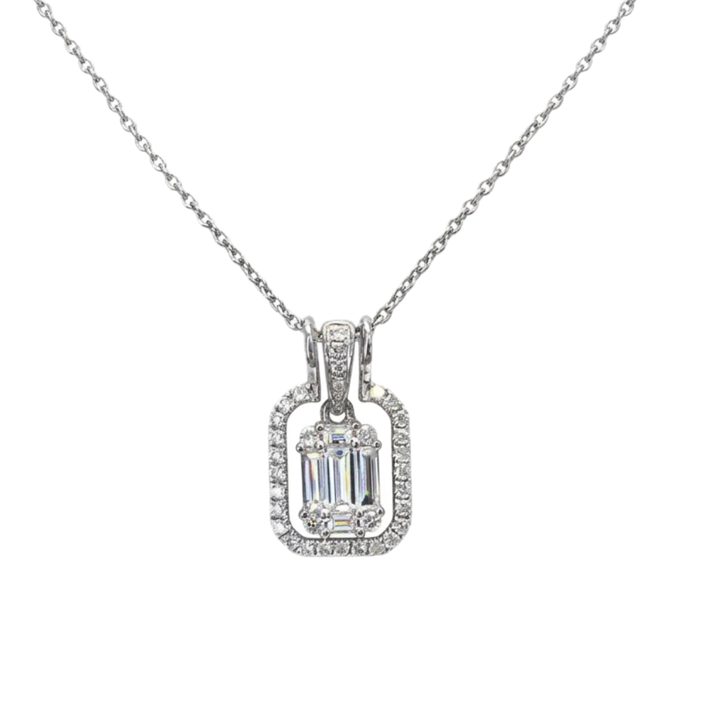 18K白金 0.23ct 鑽石吊咀