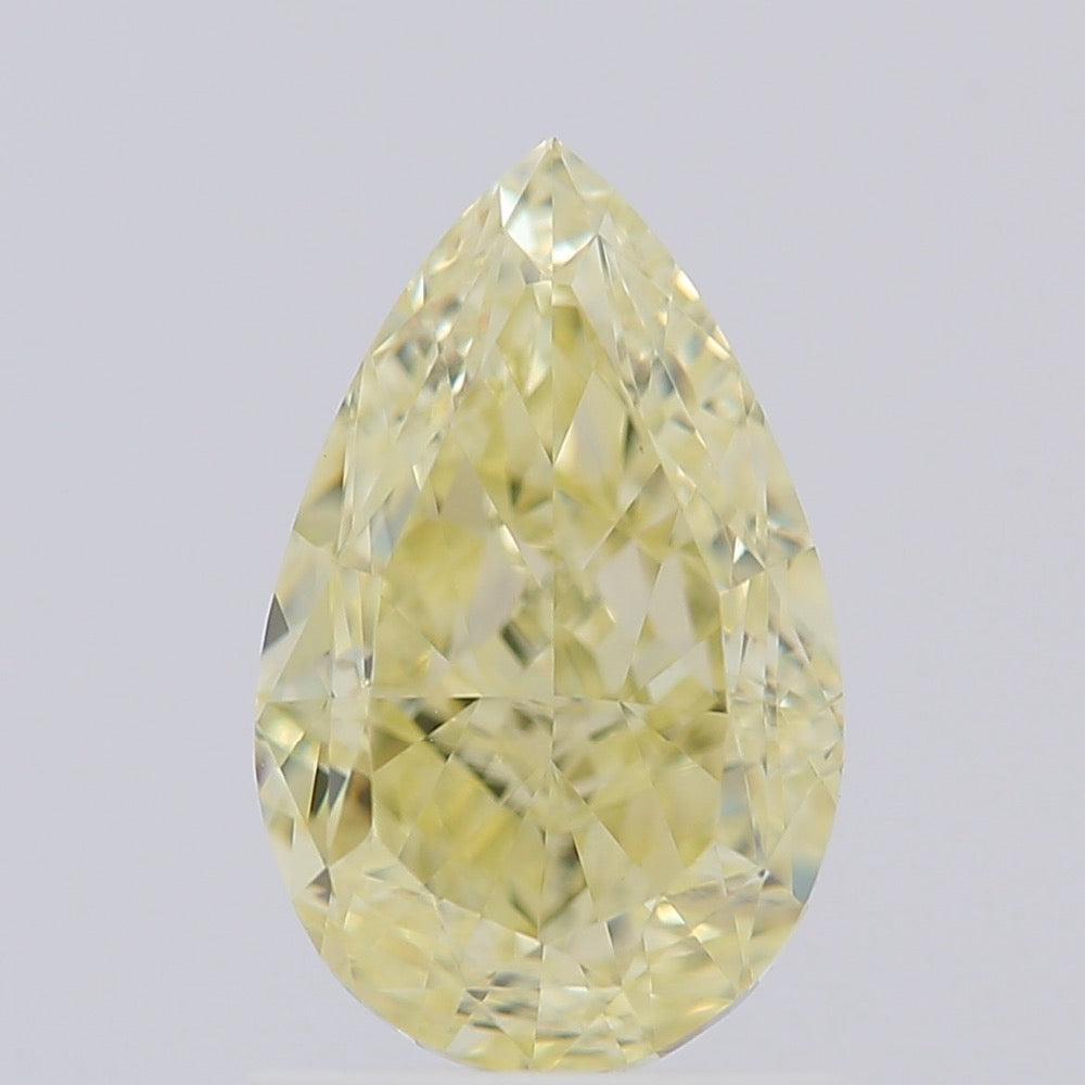 GIA 彩鑽 黃鑽 1.63ct Fancy Light Yellow