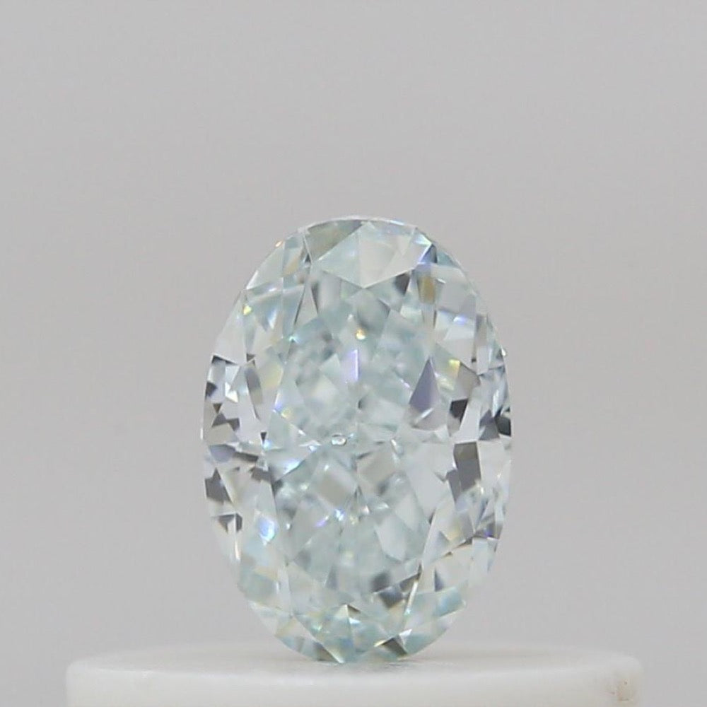GIA 彩鑽 綠鑽 0.28ct Fancy Light Bluish Green