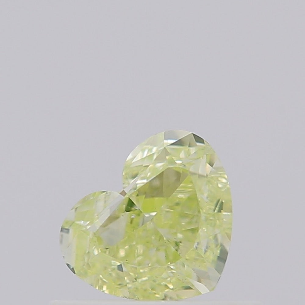 GIA 彩鑽 黃鑽 0.5ct Fancy Light Green-yellow