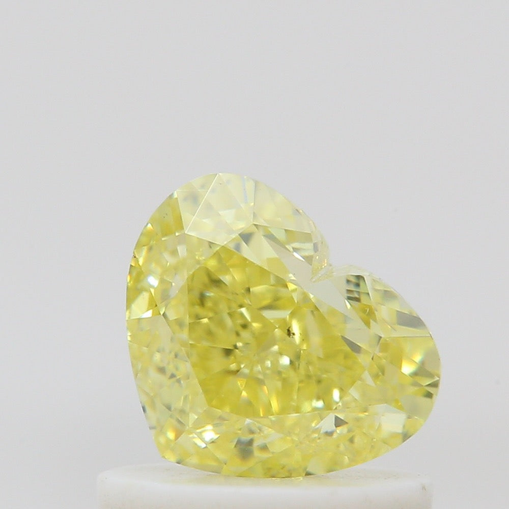 GIA 彩鑽 黃鑽 0.76ct Fancy Intense Yellow