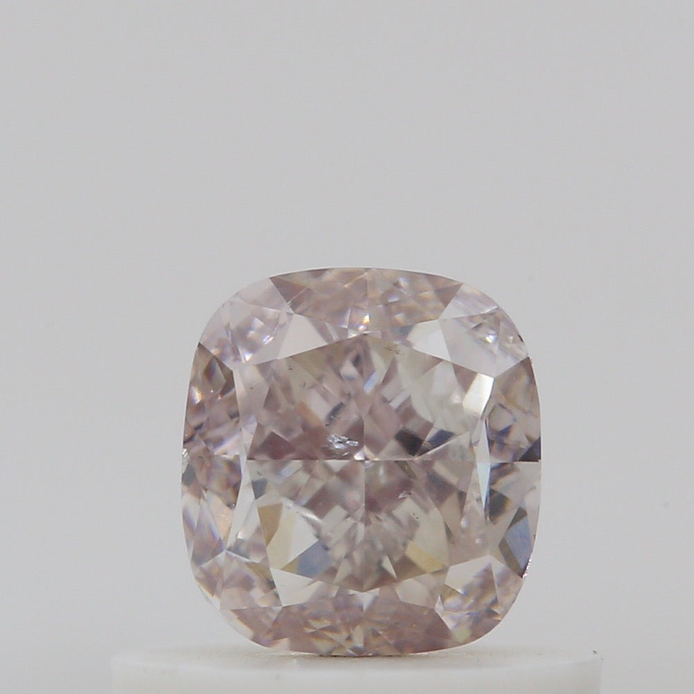 GIA 彩鑽 粉紅鑽 0.66ct Fancy Light Brown-pink