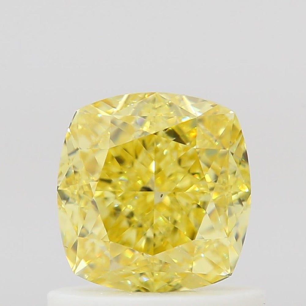GIA 彩鑽 黃鑽 1.01ct Fancy Intense Yellow