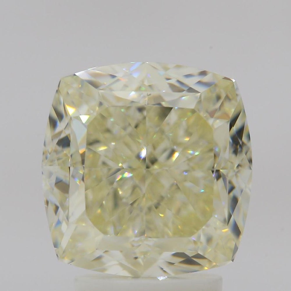 GIA 天然鑽石 墊形 4.02ct Q-R VS2