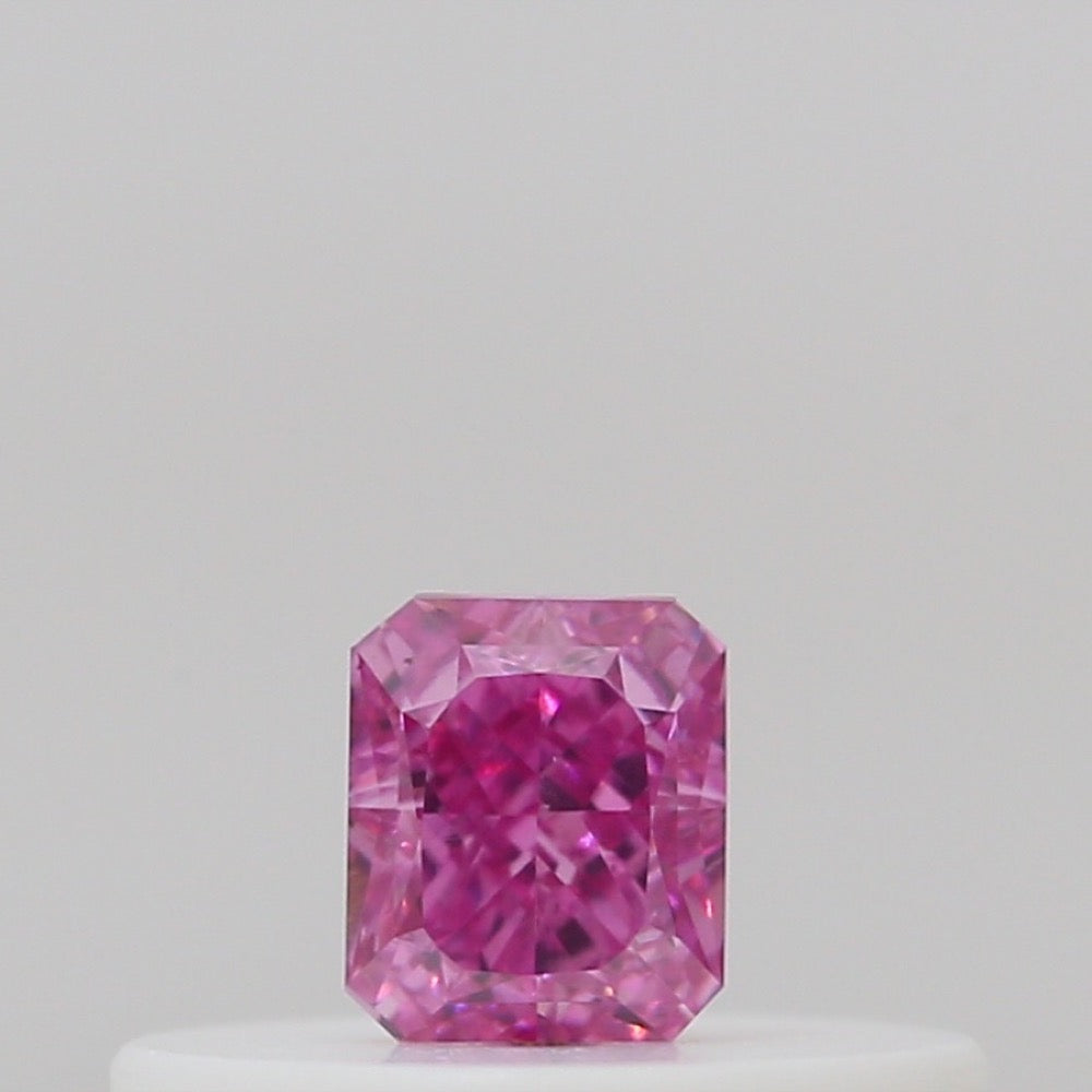 GIA 彩鑽 粉紅鑽 0.15ct Fancy Vivid Purplish Pink