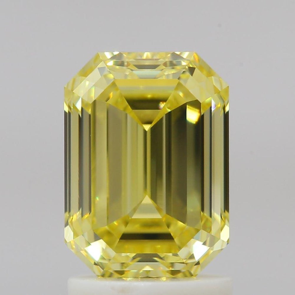 GIA 彩鑽 黃鑽 2.01ct Fancy Intense Yellow