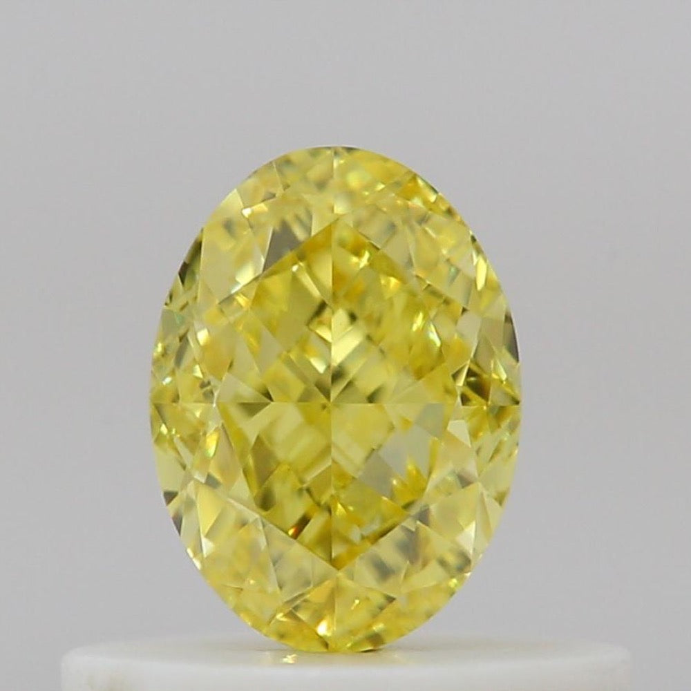 GIA 彩鑽 黃鑽 0.5ct Fancy Vivid Yellow