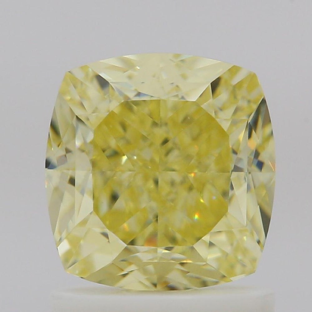 GIA 彩鑽 黃鑽 1.52ct Fancy Yellow