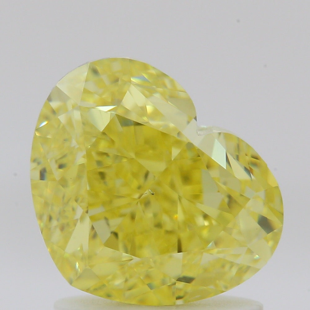 GIA 彩鑽 黃鑽 2.01ct Fancy Intense Yellow