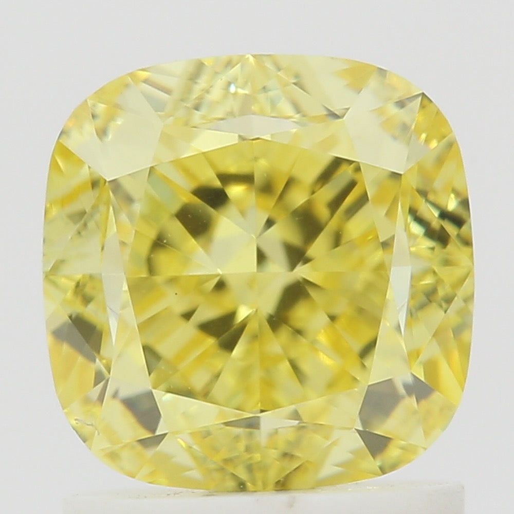 GIA 彩鑽 黃鑽 2ct Fancy Vivid Yellow