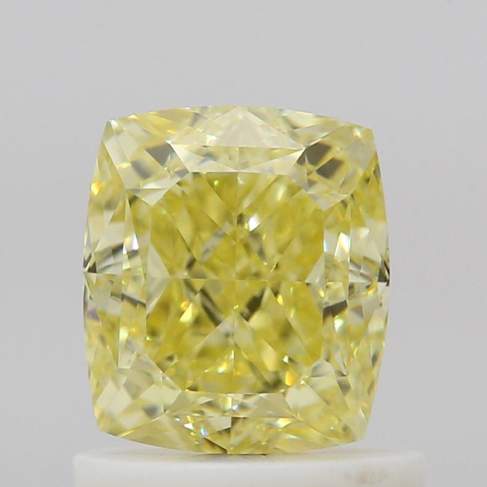 GIA 彩鑽 黃鑽 1.02ct Fancy Intense Yellow