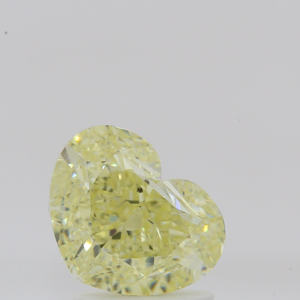 GIA 彩鑽 黃鑽 2.04ct Fancy Light Yellow