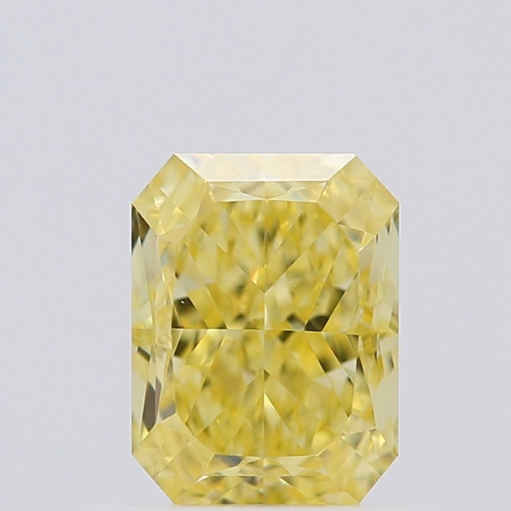 GIA 彩鑽 黃鑽 0.8ct Fancy Intense Yellow