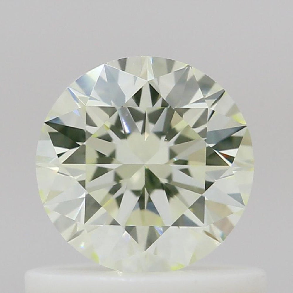 GIA 彩鑽 黃鑽 0.6ct Light Green-yellow