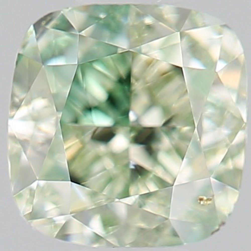 GIA 彩鑽 綠鑽 0.46ct Fancy Intense Green