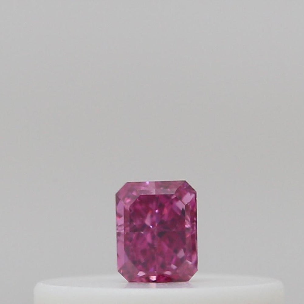 GIA 彩鑽 粉紅鑽 0.06ct Fancy Vivid Purplish Pink