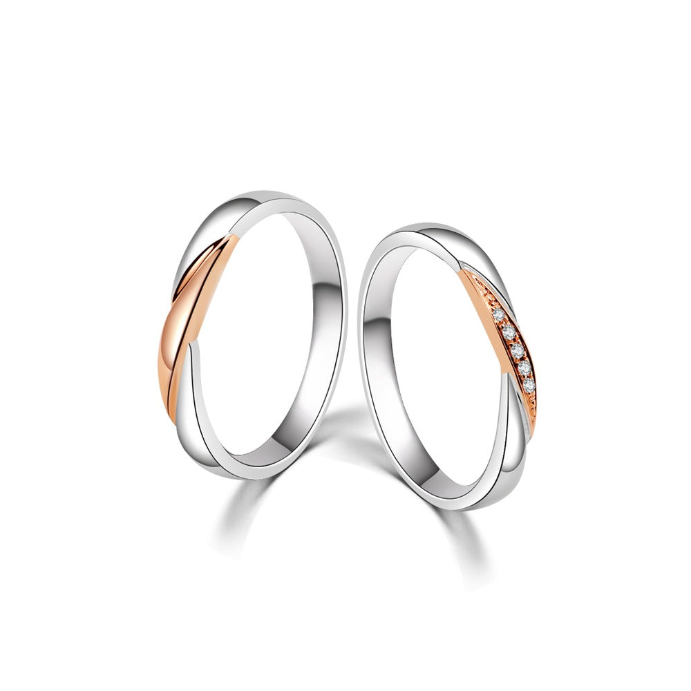 18K Wedding Band Pair CP038