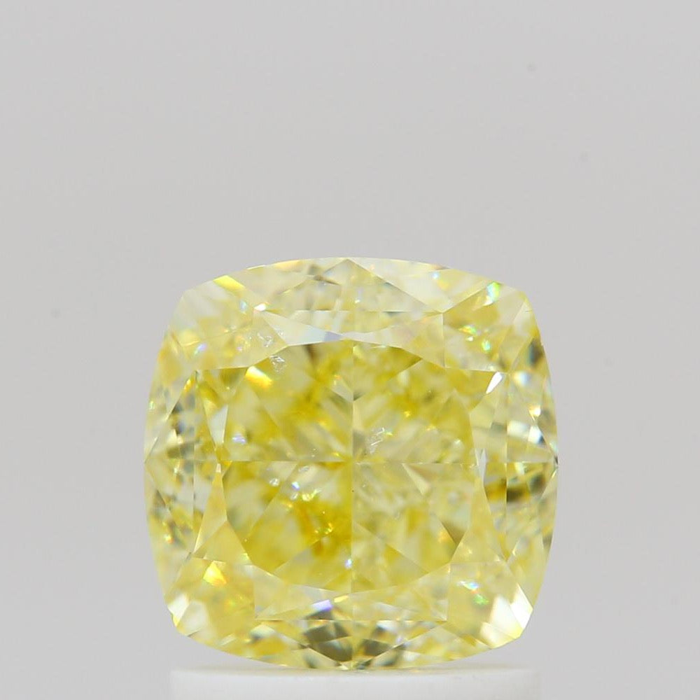 GIA 彩鑽 黃鑽 2.05ct Fancy Intense Yellow